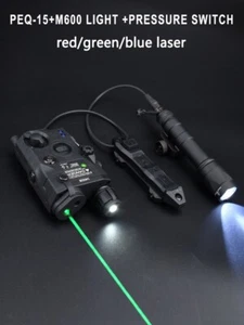 WADSN Tactical LA5 PEQ 15 Laser Sight IR Light Hunting M600C Flashlight kit Sale - Picture 1 of 24