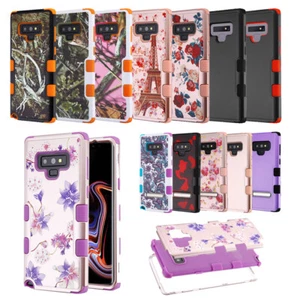 Military Grade Shockproof Case Hybrid Cover for Samsung Galaxy Note 9 - Picture 1 of 111