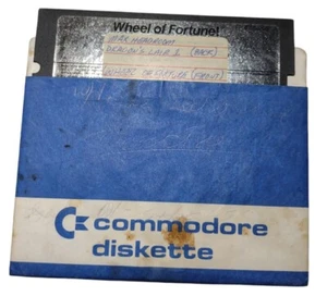 Commodore 64 C64 5.25 Disk  Vintage Wheel of Fortune - Picture 1 of 1