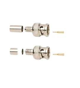 Allen Tel GBNC58-0, Connettore BNC 50 OHM "O" a crimpare (confezione da 2) - Foto 1 di 4