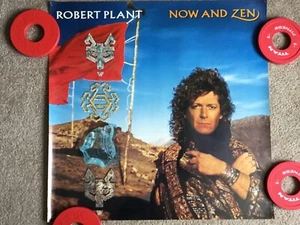Vintage 1985 Robert Plant of Led Zeppelin Now And Zen Werbeplakat - Bild 1 von 4