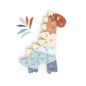 Puzzle Lettres Abc en Bois Speedy Monkey SP1022 - Photo 1/3