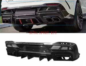 LD Style Carbon Fiber Rear Diffuser 1 Pcs for Mercedes Gle Coupe 2019-2022 - Picture 1 of 5