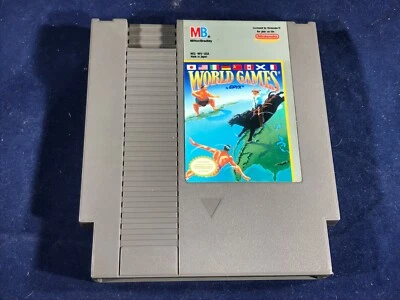 I-62 WORLD GAMES GAME CARTRIDGE - NINTENDO ENTERTAINMENT SYSTEM - Image 1 of 3