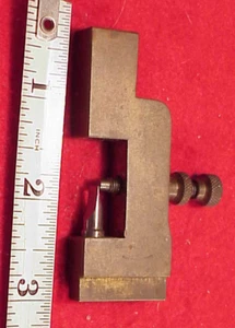 HERRAMIENTA DE TOCÓN PERFORADOR DE LATÓN ANTIGUO HERRAMIENTA DE RELOJ DESCONOCIDA - Imagen 1 de 10