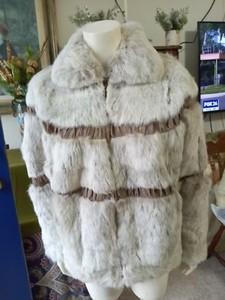 rabbit fur coat ebay