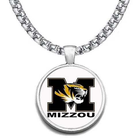Large Missouri Tigers 24" Chain Stainless Steel Pendant Necklace Free Ship' D30 Cover