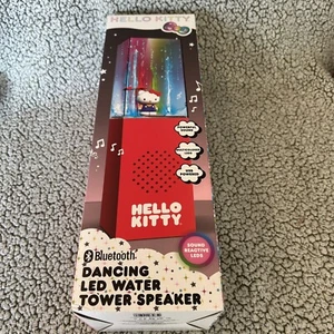 Hello Kitty Bluetooth Dancing LED Water Tower Speaker Led Lights by Sanrio NIB - Picture 1 of 5