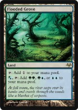 FLOODED GROVE Eventide MTG Magic the Gathering Cards DJMagic