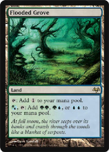 FLOODED GROVE Eventide MTG Magic the Gathering Cards DJMagic - Image 1 of 1