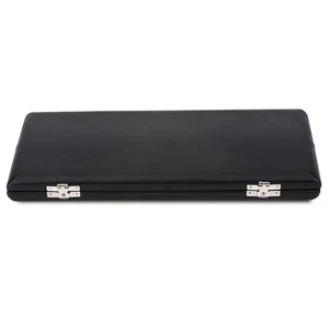 Reed Case Holder for Oboe Wooden and PU Leather Cover 20 Reeds Capacity - Bild 1 von 11