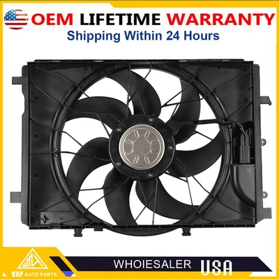 Radiator Cooling Fan Assy For 2008-2014 Mercedes-Benz C300 C350 4Matic 3.0L 3.5L - Изображение 1 из 4