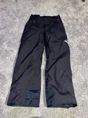 Pantalones de esquí North Face para niños talla 10 bolsillos cintura elástica informales ajustables negros Foto 1 de 2