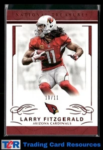 Maglia 2016 Panini National Treasures #3 Larry Fitzgerald numero #/11 - Foto 1 di 2