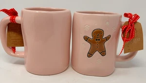 Taza Rae Dunn Navidad 2025 Rosa Pan de Jengibre Hombre 'Oh Snap', NUEVA, Vendida Individual - Imagen 1 de 4