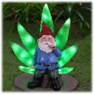 Bud Buddy Smoking Gnome with LEDs Timer - Picture 1 of 5