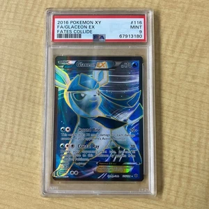 Pokemon Card English Version PSA9 Glacia Ex Sr 116/124 Fates Collide - Picture 1 of 2