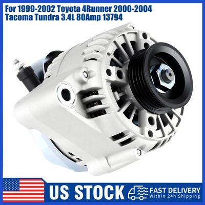 Alternator for Toyota Tacoma 4Runner Tundra 1999 2000 2001 2002 V6 3.4L 13794 - Изображение 1 из 4