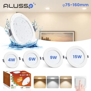 LED Panel Einbaustrahler Rund Deckenleuchte Einbauleuchte Flach Einbau Spot 230V - Bild 1 von 19