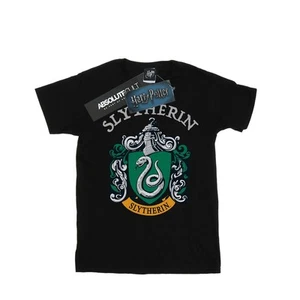 Harry Potter Boys Slytherin Crest T-Shirt (BI20223) - Picture 1 of 20