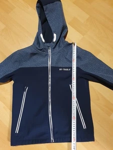 Softshell Jacke 134 Junge 👦 Yigga Blau / Kapuze  - Bild 1 von 4