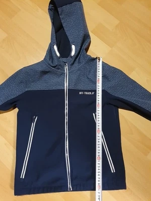 Softshell Jacke 134 Junge 👦 Yigga Blau / Kapuze  - Bild 1 von 4