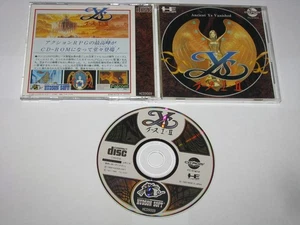 Ys I & II 1 2 PC Engine CD-ROM Japan import US Seller - Picture 1 of 7