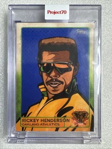 Rickey Henderson-LF-A’s•2021 Project 70-165•2015 Topps Baseball-Blake Jamieson - Imagen 1 de 2