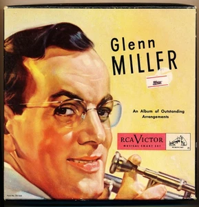 GLENN MILLER - 3 RECORD BOX SET ALBUM OF OUTSTANDING ARRANGEMENTS 45 Record VG+ - Imagen 1 de 8