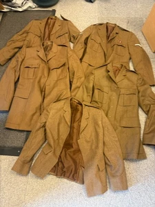Job lot of 5 X Britiah army surplus uniform jackets - Picture 1 of 6