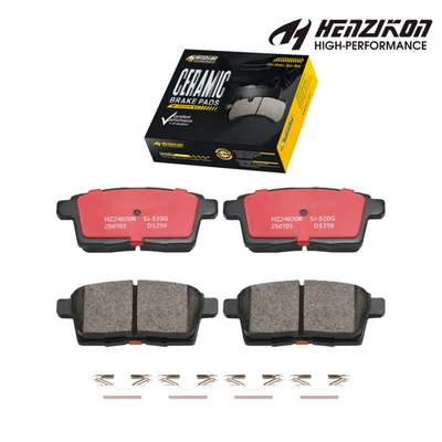 Задние керамические тормозные колодки с оборудованием для 2007 - 2010 Ford Edge 3,5 л - оригинальная спецификация - Изображение 1 из 4