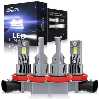 For Chevrolet Impala 2006-2013 Sedan 4-Door 4x LED Headlight Bulbs Super Bright - Image 1 of 4