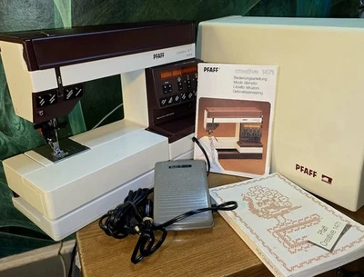 Pfaff Creative 1471 mit IDTsystem Freiarm-flachbett Nähmaschine Top-Zustand  - Bild 1 von 4