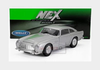 1:24 WELLY Aston Martin Db5 Coupe 1963 Silver WE24101 - Immagine 1 di 2