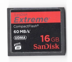 SanDisk Extreme 16GB 60MB/s UDMA CF Compact Flash Camera Memory Card - Picture 1 of 7