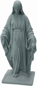 Emsco Group Poli Jardín/Patio/Césped/Cama de Flores Granito Virgen María Estatua - Imagen 1 de 3
