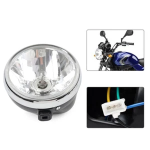 Motorcycle Headlamp Front Head Light Headlight Round For Yamaha YBR125 2002-2013 - Picture 1 of 14