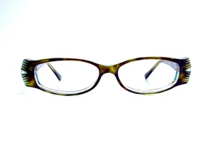 New Jean Lafont Brown Clear Tortoise Oval Glasses France Chimene 675 48 14 138 - Picture 1 of 8