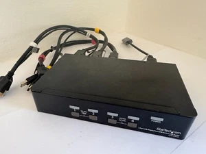 StarTech 4-Port USB DisplayPort KVM Switch with Audio (SV431DPUA) - Bild 1 von 8