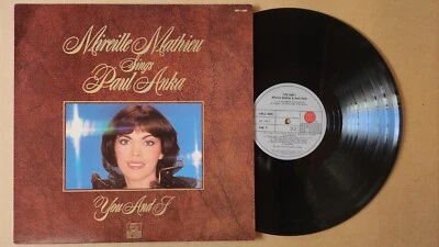 MIREILLE MATHIEU SINGS PAUL ANKA - YOU AND I -  LP near mint - Image 1 of 2
