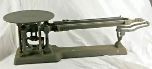 Bandeja de hierro métrica de alta resistencia Ohaus escala triple haz enorme 32" buena DE COLECCIÓN - Imagen 1 de 12