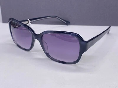 Nika Sunglasses Woman Blue Gray Square Full Rim 31740 - Image 1 of 4