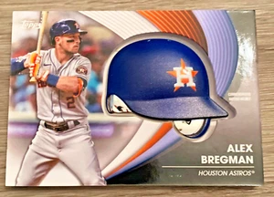 2022 Topps Series 2 - Batting Helmet Commemorative Relics #BH-AB Alex Bregman - Picture 1 of 2
