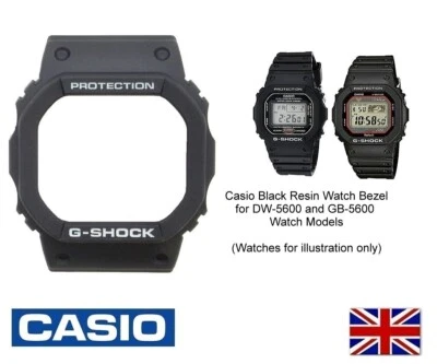 Casio Bezel DW-5600E DW-5600V GB-5600AA GB-5600AB Watch 74236776 - BLACK GENUINE - Image 1 of 4