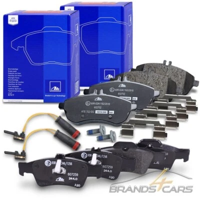 ATE + WEITERE ATE BREMSBELÄGE +WARNKONTAKTE SATZ VORNE+HINTEN FÜR MERCEDES E-KLASSE W212 S212