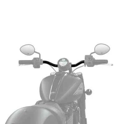 2022-2025 Genuine Indian Chief Drag Handlebars, Thunder Black 2885000-266 - Image 1 of 3
