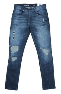 INC International Concepts Distressed Skinny Leg Stretch Men's Denim Jeans NWT - Picture 1 of 3