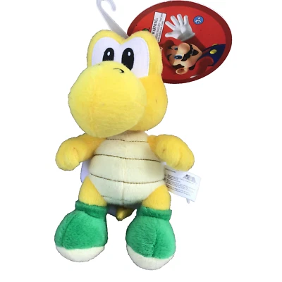Super Mario KOOPA TROOPA Turtle Plush Stuffed Animal Nintendo 2012 Goldie 8 inch - Image 1 of 4