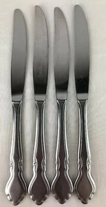 4 Pieces Oneida Northland Musette Pattern Stainless Knives Knife Korea - Picture 1 of 5
