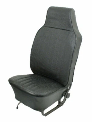 BLACK SLIP-ON VINYL SEAT COVER KIT FRONT & REAR BUG 1970-72 SEDAN EMPI 4639 - Image 1 of 2